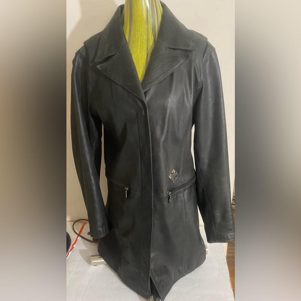 Harley Davidson Trench Jacket Flames